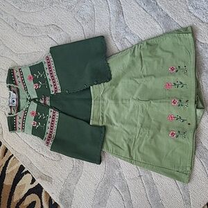 Hartstrings Skort Set with sweater vest